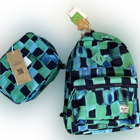 Herschel Supply Company Other - NEW Herschel Pop Quiz Lunch Box w/ matchingYouth backpack. Painted checker.
